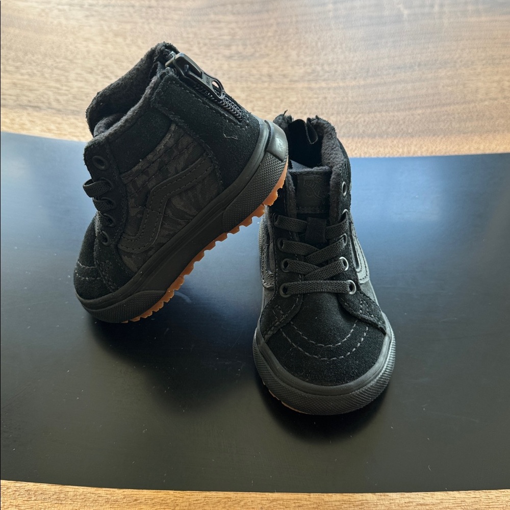 Toddler Vans High-Tops Black/Camo Print